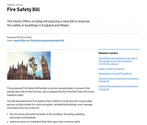 Fire door maintenance becomes law! New Fire Safety Bill