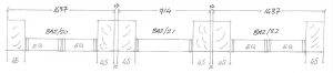 Bespoke back-to-back riser design