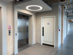 Old Gramophone Works, Bespoke Lift Lobby Lighting Design