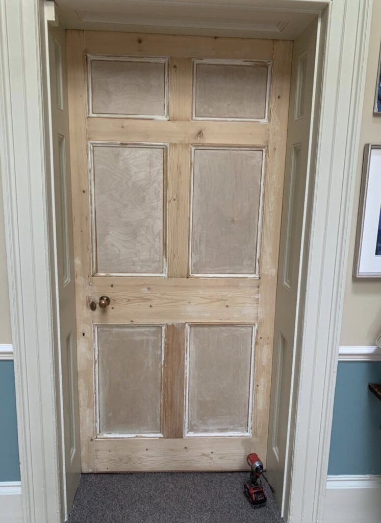 FireFace Plus fire-rated cladding fitted to the Craigmyle door panels
